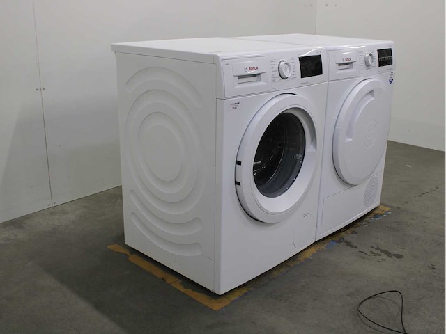 Bosch serie|6 i-dos ecosilence drive wasmachine & bosch serie|6 selfcleaning condenser wasdroger - afbeelding 4 van  8