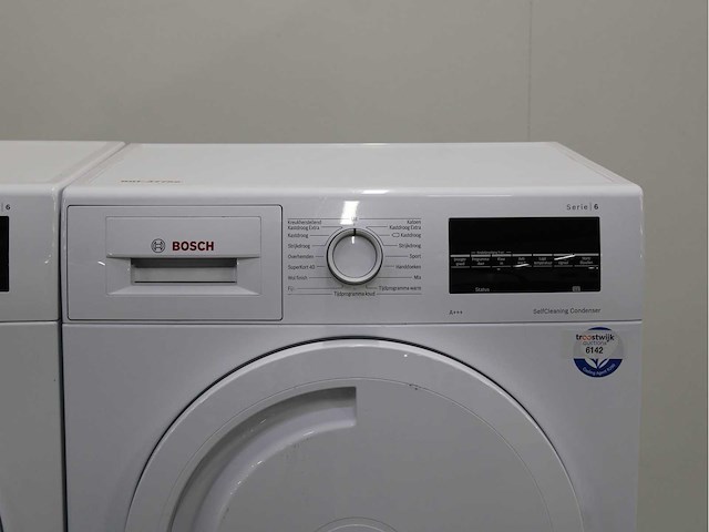 Bosch serie|6 i-dos ecosilence drive wasmachine & bosch serie|6 selfcleaning condenser wasdroger - afbeelding 6 van  8