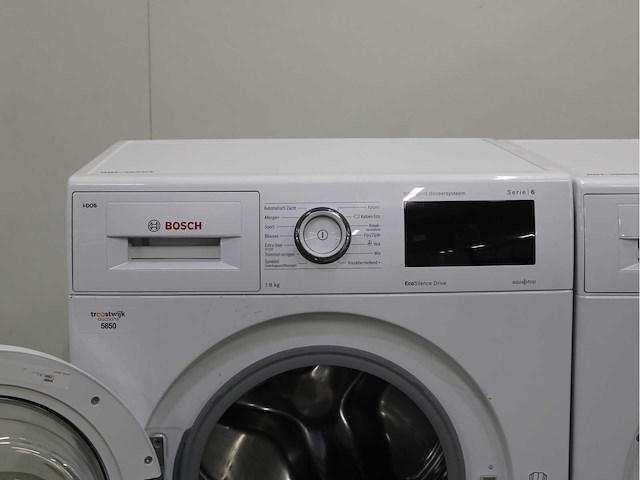 Bosch serie|6 i-dos ecosilence drive wasmachine & bosch serie|6 wasdroger - afbeelding 3 van  7