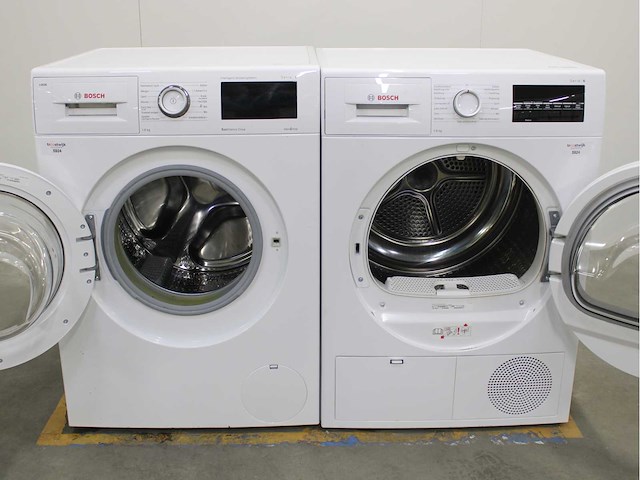 Bosch serie|6 i-dos ecosilence drive wasmachine & bosch serie|6 wasdroger - afbeelding 2 van  8