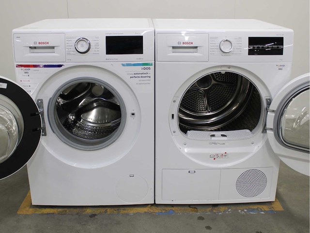 Bosch serie|6 i-dos ecosilence drive wasmachine & bosch serie|6 wasdroger - afbeelding 2 van  8