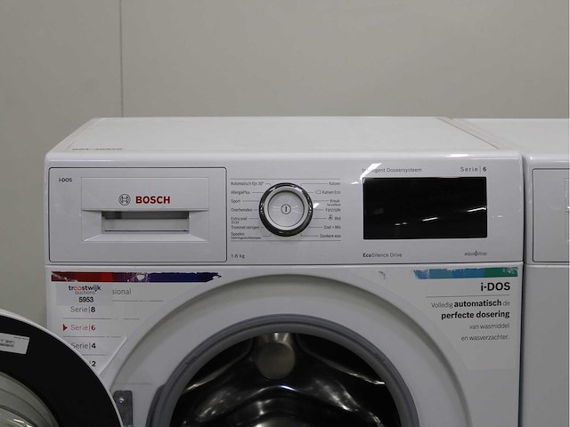 Bosch serie|6 i-dos ecosilence drive wasmachine & bosch serie|6 wasdroger - afbeelding 3 van  8