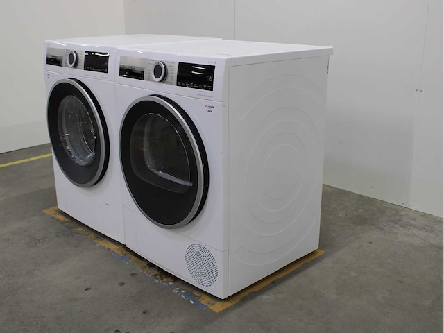 Bosch serie|6 i-dos iron assist eco silence drive wasmachine & bosch serie|6 selfcleaning condenser wasdroger - afbeelding 7 van  8
