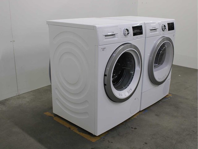 Bosch serie|6 sportsedition aquastop ecosilencedrive wasmachine & bosch serie|6 selfcleaning condenser exclusiv wasdroger - afbeelding 4 van  8