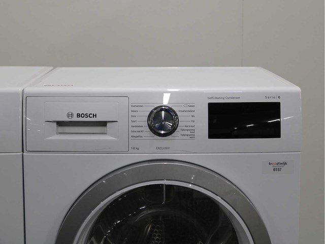Bosch serie|6 sportsedition aquastop ecosilencedrive wasmachine & bosch serie|6 selfcleaning condenser exclusiv wasdroger - afbeelding 6 van  8