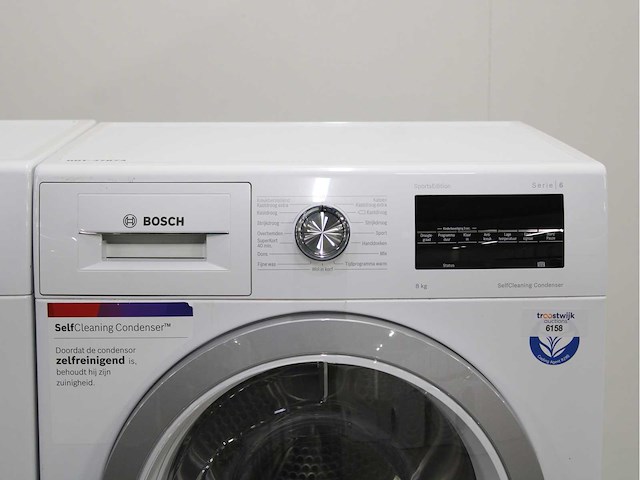 Bosch serie|6 sportsedition aquastop ecosilencedrive wasmachine & bosch serie|6 sportsedition selfcleaning condenser wasdroger - afbeelding 6 van  8