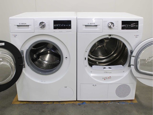 Bosch serie|6 sportsedition aquastop ecosilencedrive wasmachine & bosch serie|6 wasdroger - afbeelding 2 van  8