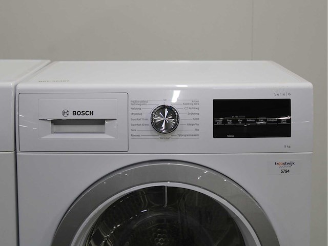 Bosch serie|6 sportsedition aquastop ecosilencedrive wasmachine & bosch serie|6 wasdroger - afbeelding 6 van  8