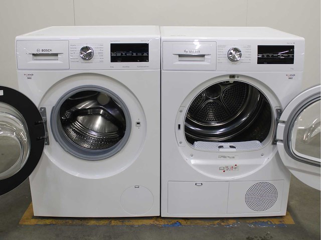 Bosch serie|6 sportsedition aquastop ecosilencedrive wasmachine & bosch serie|6 wasdroger - afbeelding 2 van  8