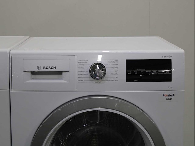 Bosch serie|6 sportsedition aquastop ecosilencedrive wasmachine & bosch serie|6 wasdroger - afbeelding 6 van  8