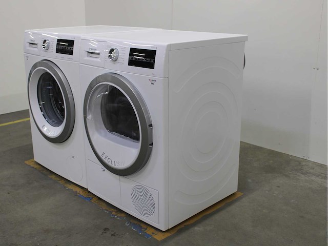 Bosch serie|6 sportsedition aquastop ecosilencedrive wasmachine & bosch serie|6 wasdroger - afbeelding 7 van  8