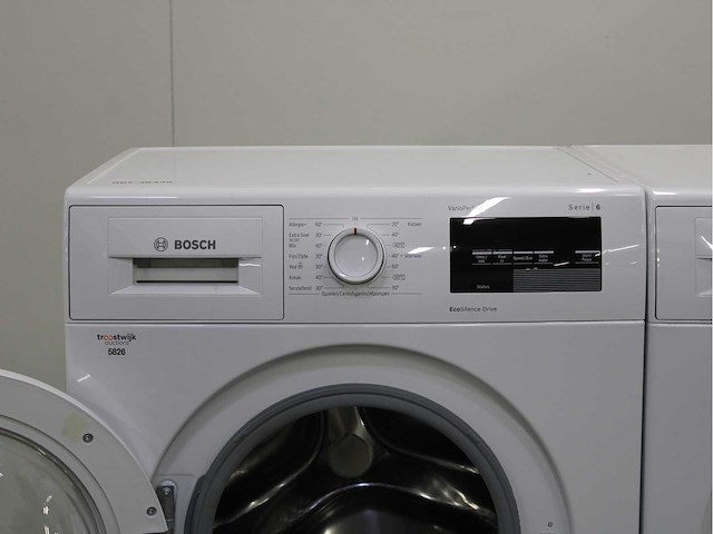 Bosch serie|6 varioperfect ecosilence drive wasmachine & bosch serie|4 wasdroger - afbeelding 3 van  8