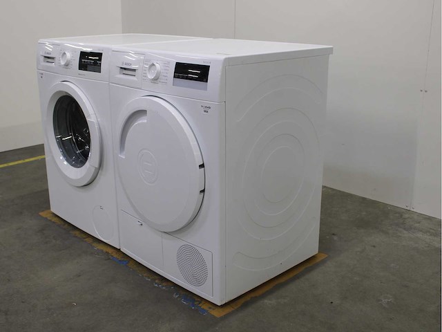 Bosch serie|6 varioperfect ecosilence drive wasmachine & bosch serie|4 wasdroger - afbeelding 7 van  8