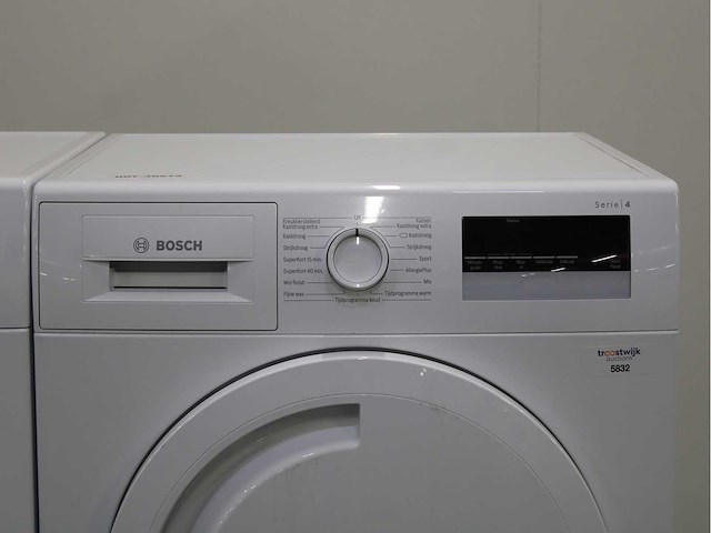 Bosch serie|6 varioperfect ecosilence drive wasmachine & bosch serie|4 wasdroger - afbeelding 6 van  8