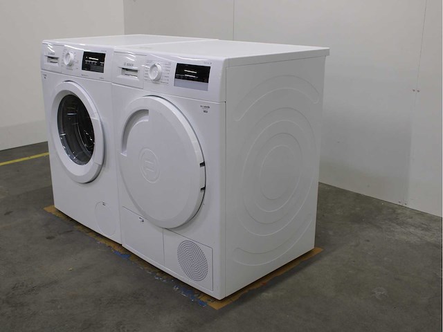 Bosch serie|6 varioperfect ecosilence drive wasmachine & bosch serie|4 wasdroger - afbeelding 7 van  8