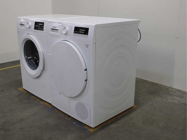 Bosch serie|6 varioperfect ecosilence drive wasmachine & bosch serie|4 wasdroger - afbeelding 7 van  8