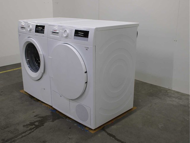 Bosch serie|6 varioperfect ecosilence drive wasmachine & bosch serie|4 wasdroger - afbeelding 7 van  8