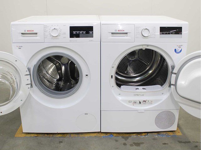 Bosch serie|6 varioperfect ecosilence drive wasmachine & bosch serie|4 wasdroger - afbeelding 2 van  8