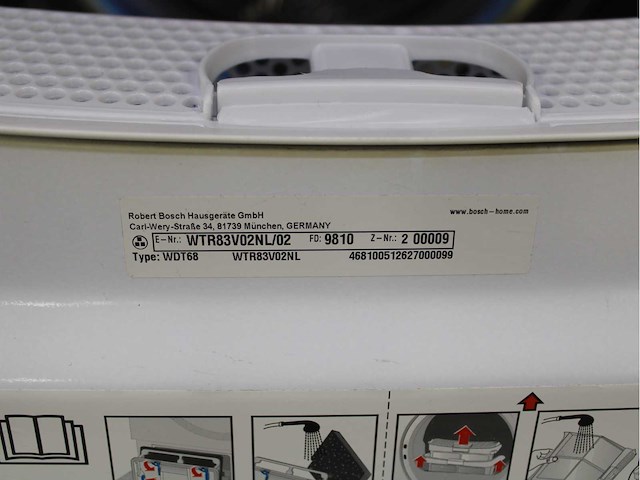 Bosch serie|6 varioperfect ecosilence drive wasmachine & bosch serie|4 wasdroger - afbeelding 8 van  8