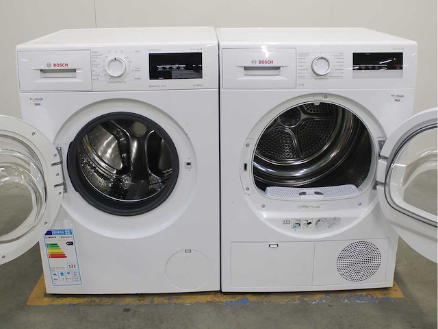 Bosch serie|6 varioperfect ecosilence drive wasmachine & bosch serie|4 wasdroger - afbeelding 2 van  8