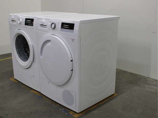Bosch serie|6 varioperfect ecosilence drive wasmachine & bosch serie|4 wasdroger - afbeelding 7 van  8