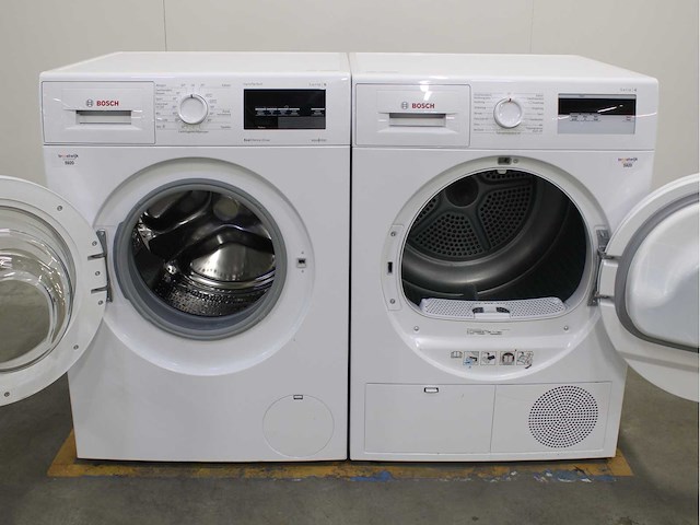 Bosch serie|6 varioperfect ecosilence drive wasmachine & bosch serie|4 wasdroger - afbeelding 2 van  8