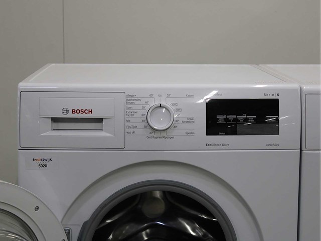 Bosch serie|6 varioperfect ecosilence drive wasmachine & bosch serie|4 wasdroger - afbeelding 3 van  8