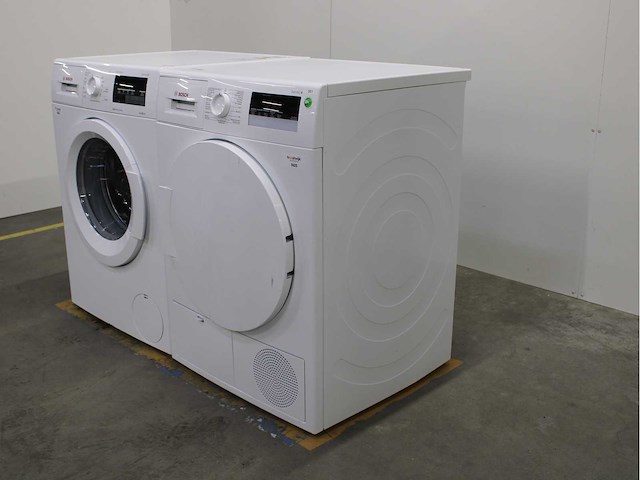 Bosch serie|6 varioperfect ecosilence drive wasmachine & bosch serie|4 wasdroger - afbeelding 7 van  8