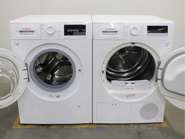Bosch serie|6 varioperfect ecosilence drive wasmachine & bosch serie|4 wasdroger - afbeelding 2 van  8