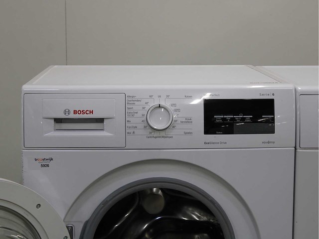 Bosch serie|6 varioperfect ecosilence drive wasmachine & bosch serie|4 wasdroger - afbeelding 3 van  8