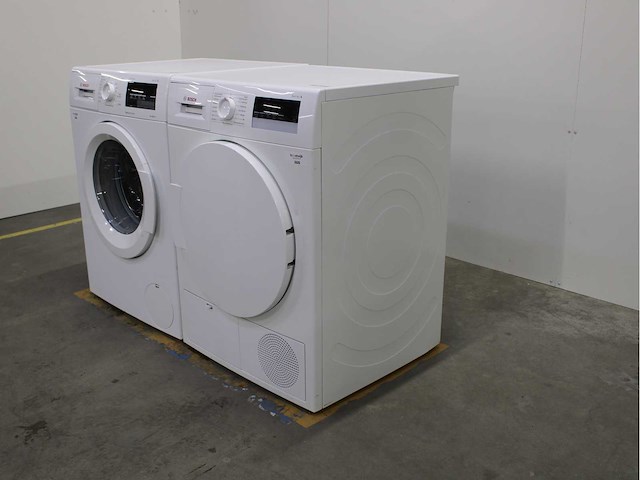 Bosch serie|6 varioperfect ecosilence drive wasmachine & bosch serie|4 wasdroger - afbeelding 7 van  8