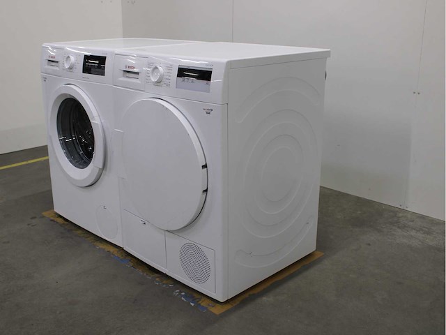 Bosch serie|6 varioperfect ecosilence drive wasmachine & bosch serie|4 wasdroger - afbeelding 7 van  8