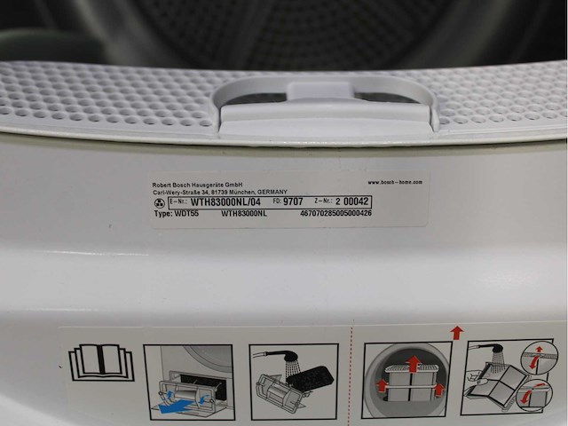 Bosch serie|6 varioperfect ecosilence drive wasmachine & bosch serie|4 wasdroger - afbeelding 8 van  8