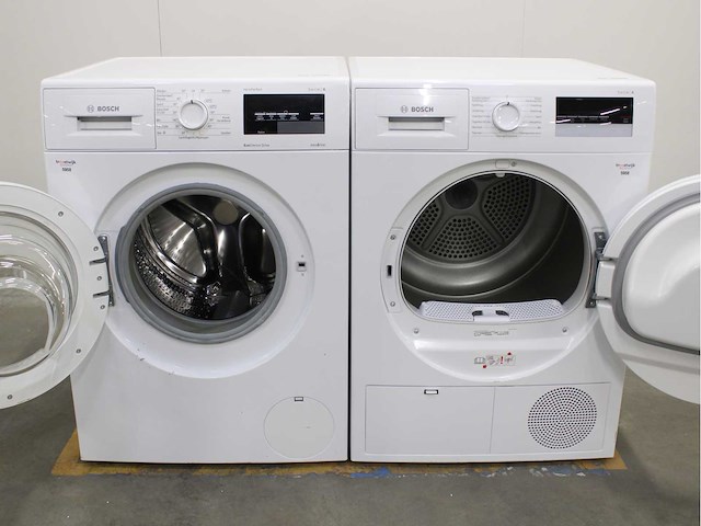 Bosch serie|6 varioperfect ecosilence drive wasmachine & bosch serie|4 wasdroger - afbeelding 2 van  8