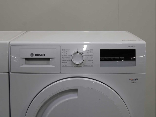 Bosch serie|6 varioperfect ecosilence drive wasmachine & bosch serie|4 wasdroger - afbeelding 6 van  8