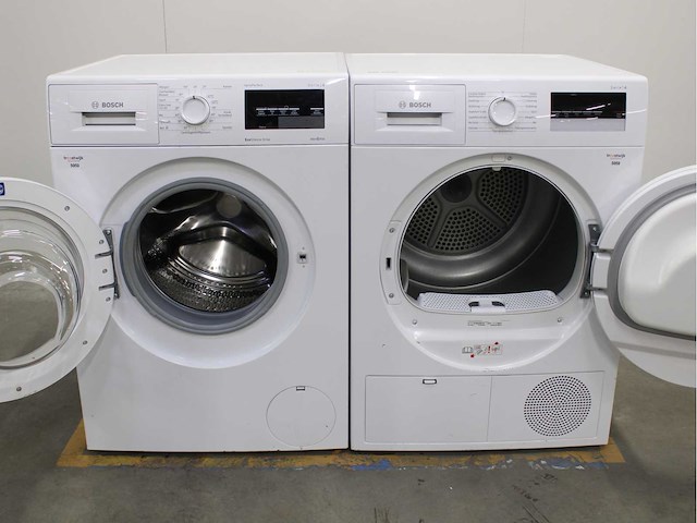 Bosch serie|6 varioperfect ecosilence drive wasmachine & bosch serie|4 wasdroger - afbeelding 2 van  8