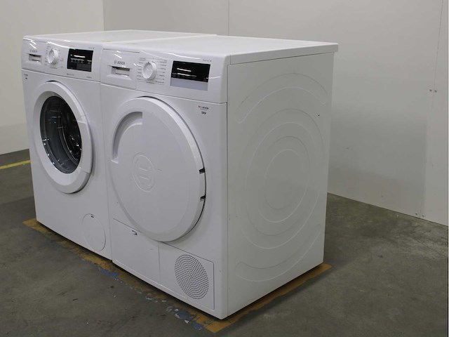 Bosch serie|6 varioperfect ecosilence drive wasmachine & bosch serie|4 wasdroger - afbeelding 7 van  8