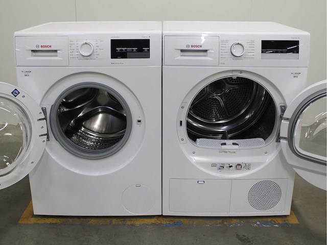 Bosch serie|6 varioperfect ecosilence drive wasmachine & bosch serie|4 wasdroger - afbeelding 2 van  8