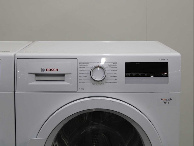 Bosch serie|6 varioperfect ecosilence drive wasmachine & bosch serie|4 wasdroger - afbeelding 6 van  8