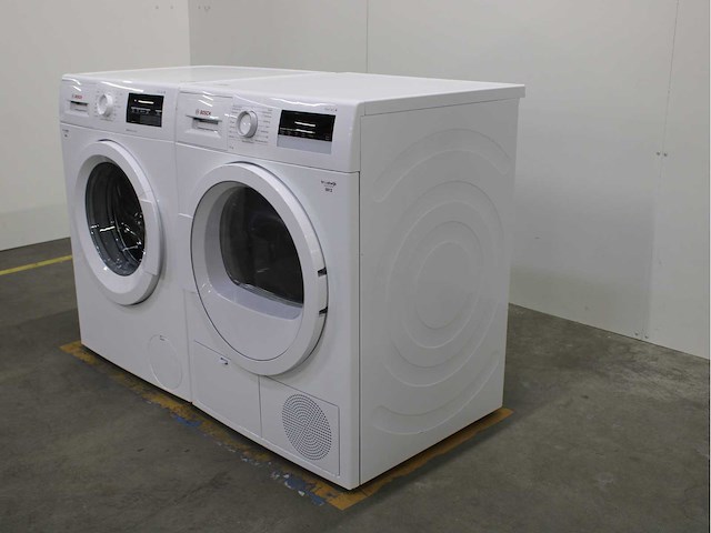 Bosch serie|6 varioperfect ecosilence drive wasmachine & bosch serie|4 wasdroger - afbeelding 7 van  8
