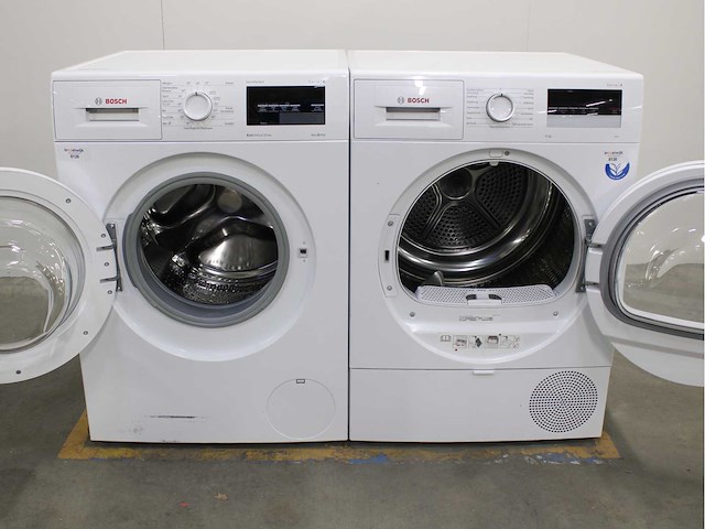 Bosch serie|6 varioperfect ecosilence drive wasmachine & bosch serie|4 wasdroger - afbeelding 2 van  8