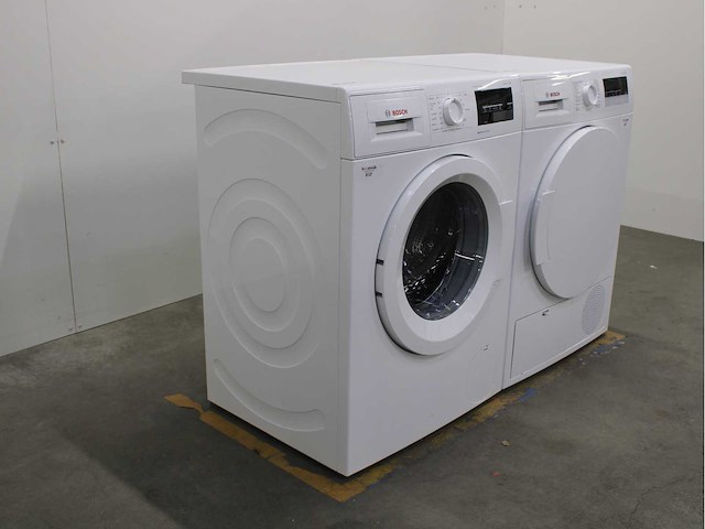 Bosch serie|6 varioperfect ecosilence drive wasmachine & bosch serie|4 wasdroger - afbeelding 2 van  6