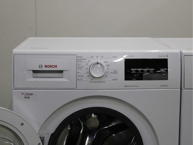 Bosch serie|6 varioperfect ecosilence drive wasmachine & bosch serie|4 wasdroger - afbeelding 2 van  7