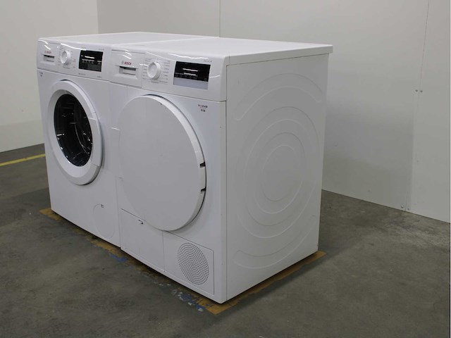 Bosch serie|6 varioperfect ecosilence drive wasmachine & bosch serie|4 wasdroger - afbeelding 6 van  7