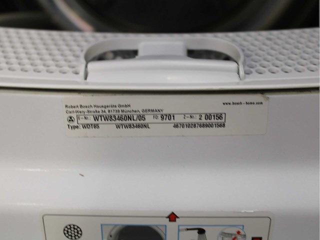 Bosch serie|6 varioperfect ecosilence drive wasmachine & bosch serie|6 selfcleaning condenser wasdroger - afbeelding 8 van  8