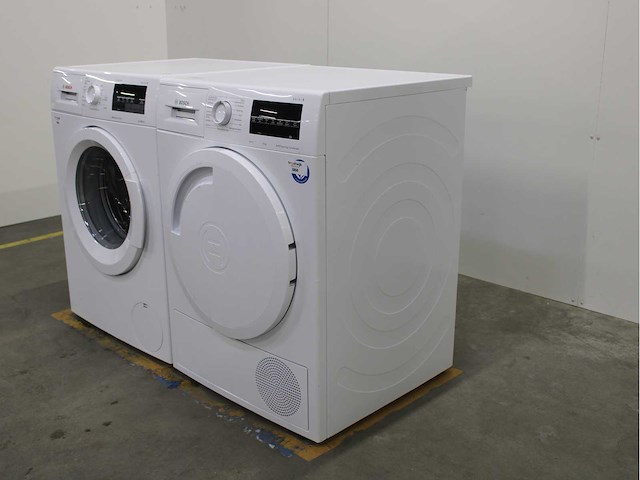 Bosch serie|6 varioperfect ecosilence drive wasmachine & bosch serie|6 selfcleaning condenser wasdroger - afbeelding 7 van  8