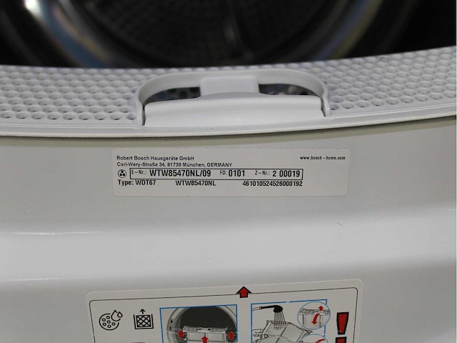 Bosch serie|6 varioperfect ecosilence drive wasmachine & bosch serie|6 selfcleaning condenser wasdroger - afbeelding 8 van  8