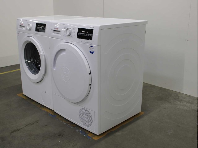 Bosch serie|6 varioperfect ecosilence drive wasmachine & bosch serie|6 selfcleaning condenser wasdroger - afbeelding 7 van  8