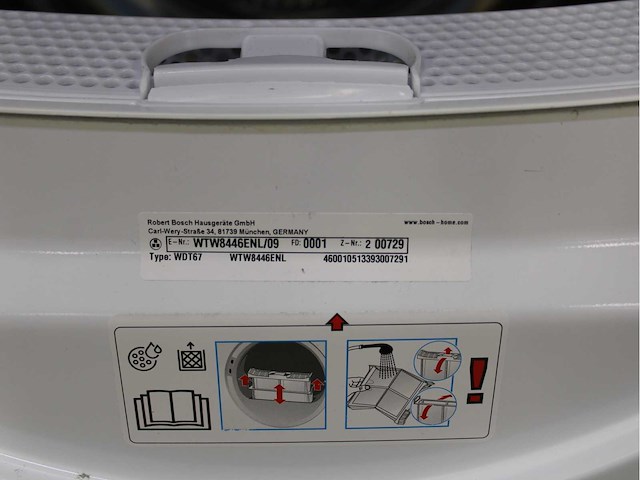 Bosch serie|6 varioperfect ecosilence drive wasmachine & bosch serie|6 selfcleaning condenser wasdroger - afbeelding 8 van  8