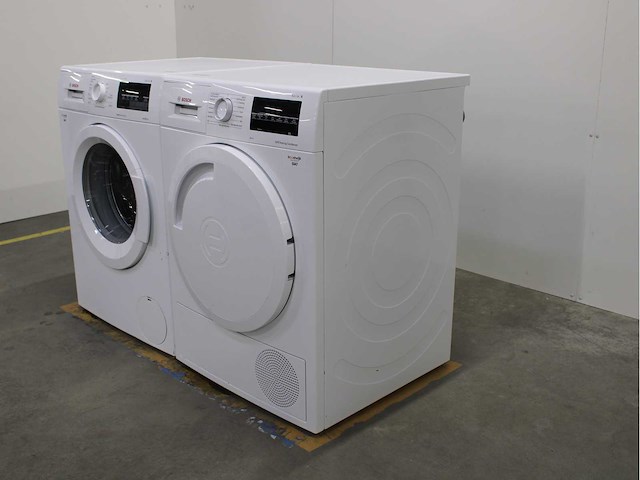 Bosch serie|6 varioperfect ecosilence drive wasmachine & bosch serie|6 selfcleaning condenser wasdroger - afbeelding 7 van  8